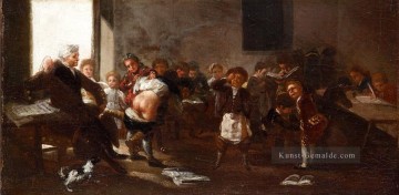 Francisco Goya Werke - Die Schule Szene Francisco de Goya